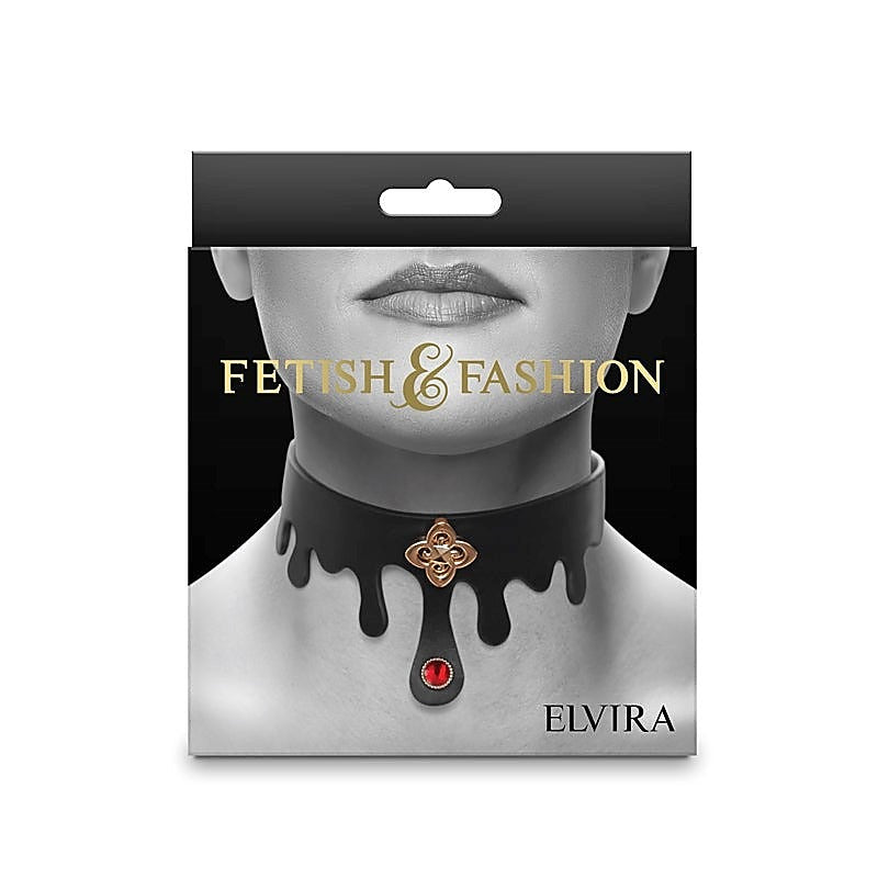 Premium Elvira Bondage Collar by NS Novelties - Collars and Leads