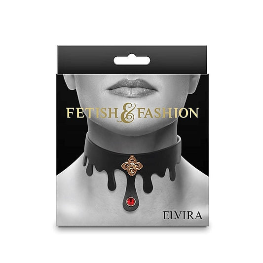 Elvira Bondage Collar by NS Novelties - Collars and Leads