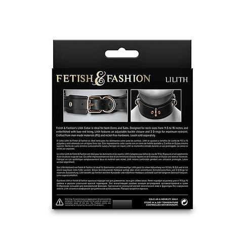 Lilith BDSM Collar by NS Novelties - Collars and Leads