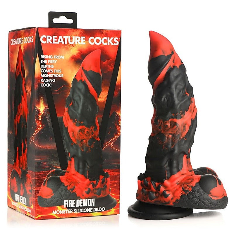 Fire Demon Dildo by Creature Cocks - Non-Realistic Dildos