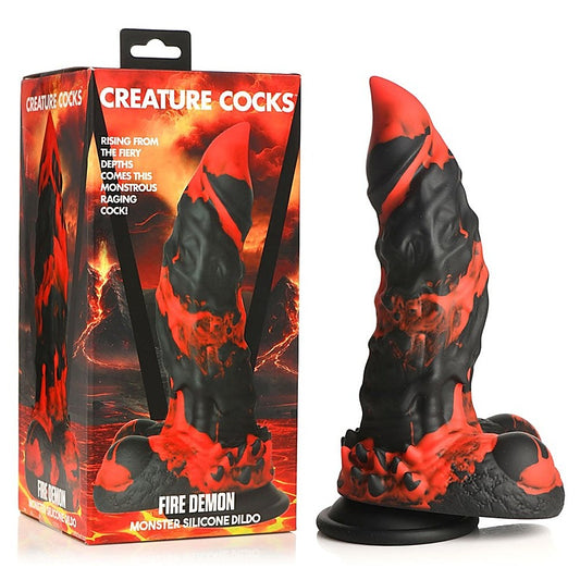 Fire Demon Dildo by Creature Cocks - Non-Realistic Dildos