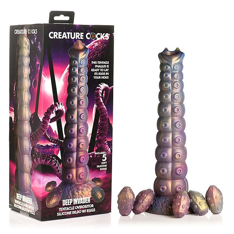 Deep Invader Ovipositor Dildo by XR Brands - Non-Realistic Dildos