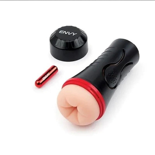 ENVY Squeezable Clear Clutch Stroker by Xgen Products - Masturbators and Strokers