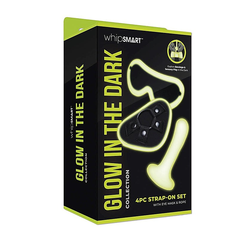 Radiant Bliss Glow-In-Dark 4pc Strap-On Set by Xgen Products - Strap On Sextoys