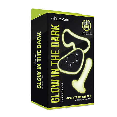 Radiant Bliss Glow-In-Dark 4pc Strap-On Set by Xgen Products - Strap On Sextoys