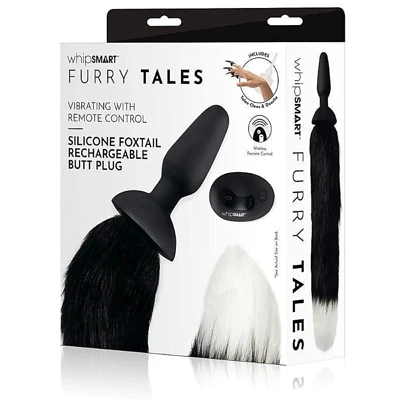 Whipsmart Furry Tales Rechargeable Foxtail by Xgen Products - Anal Vibrators