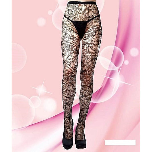 Delilah Pantyhose Spiderweb Design by Spotlight Hosiery - Hosiery