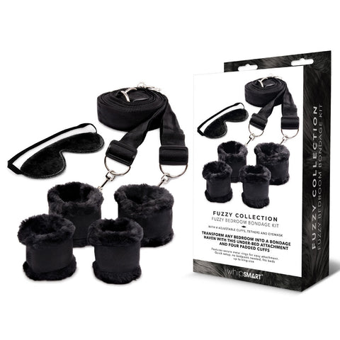 WhipSmart Fuzzy Bedroom Bondage Restraint Set - Bondage Kits