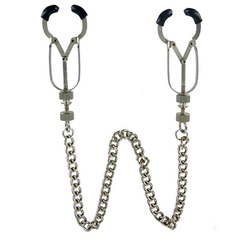 Precision Bondage Nipple Vice Grey by XR Brands - Nipple and Clit Clamps