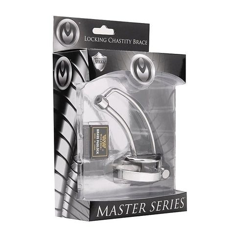 Asylum Locking Chastity Brace by XR Brands - Male Chastity