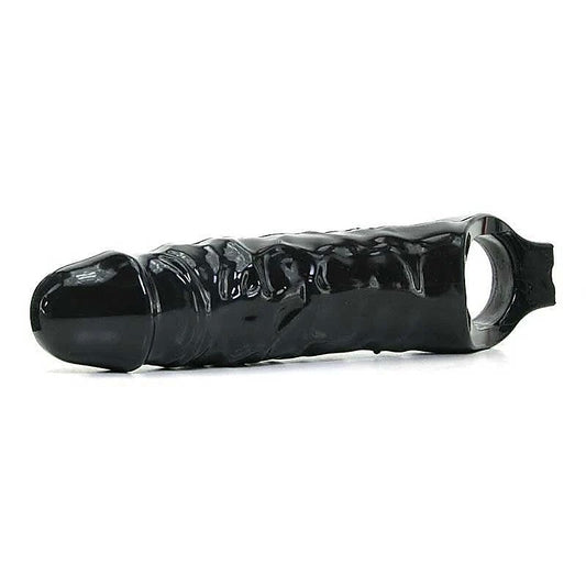 Mamba Cock Sheath Black by XR Brands - Pumps, Extenders and Sleeves