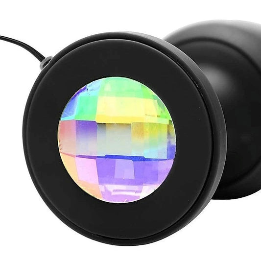 Paragon Gem Accented Vibrating Anal Plug by XR Brands - Butt Plugs