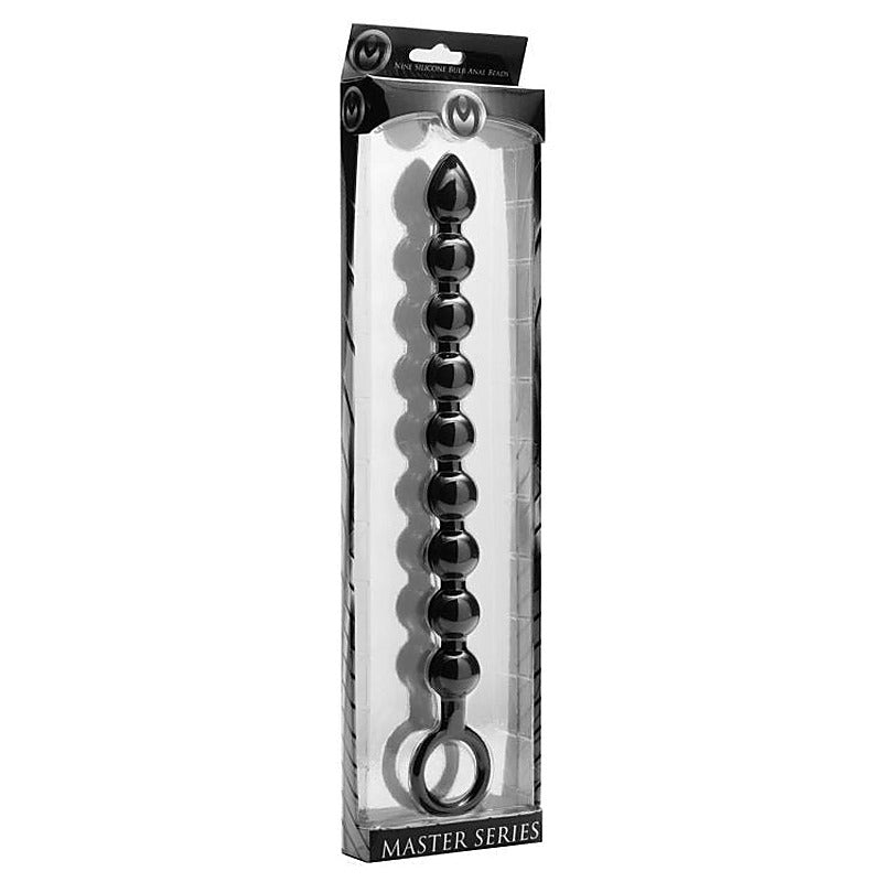 Pathicus Nine Bulb Silicone Anal Wand by XR Brands - Anal Beads and Balls