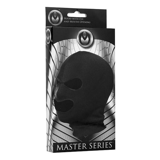 Spandex Bondage Hood With Eye Mouth Holes by XR Brands - Masks And Blindfolds