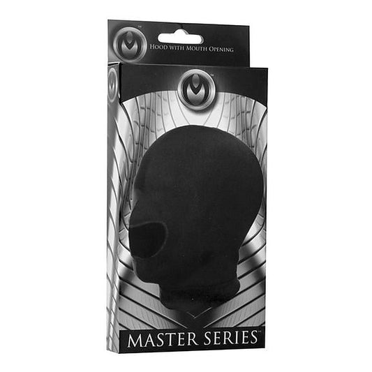 Blow Hole Open Mouth Spandex Hood by XR Brands - Bondage Hoods