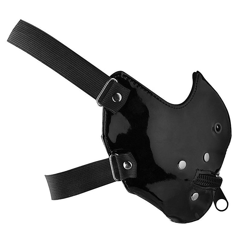 Lektor Zipper Mouth Muzzle by XR Brands - Bondage Hoods