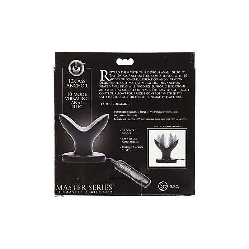 Ass Anchor Remote Control Vibrating Anal Plug by XR Brands - Anal Vibrators