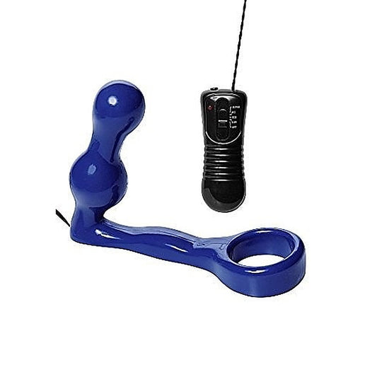 The Spire Quattro Vibrating Cock Ring with Anal Plug - Cock Rings