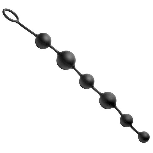 Serpent 6 Silicone Beads by XR Brands - Anal Beads and Balls
