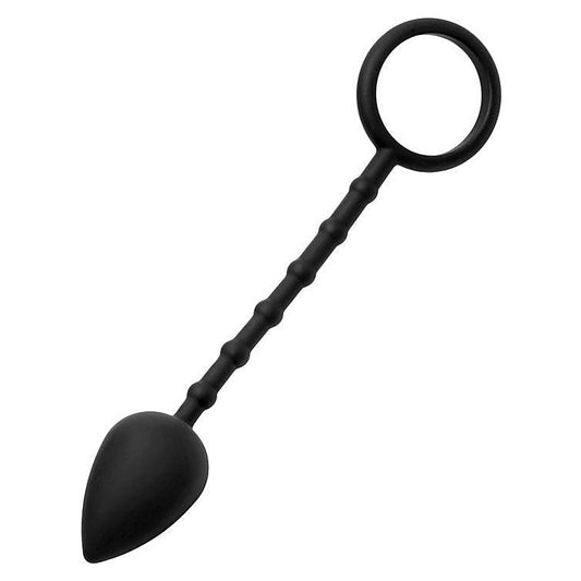 Imbed L Silicone Anal Plug and Cock Ring by XR Brands - Cock Rings