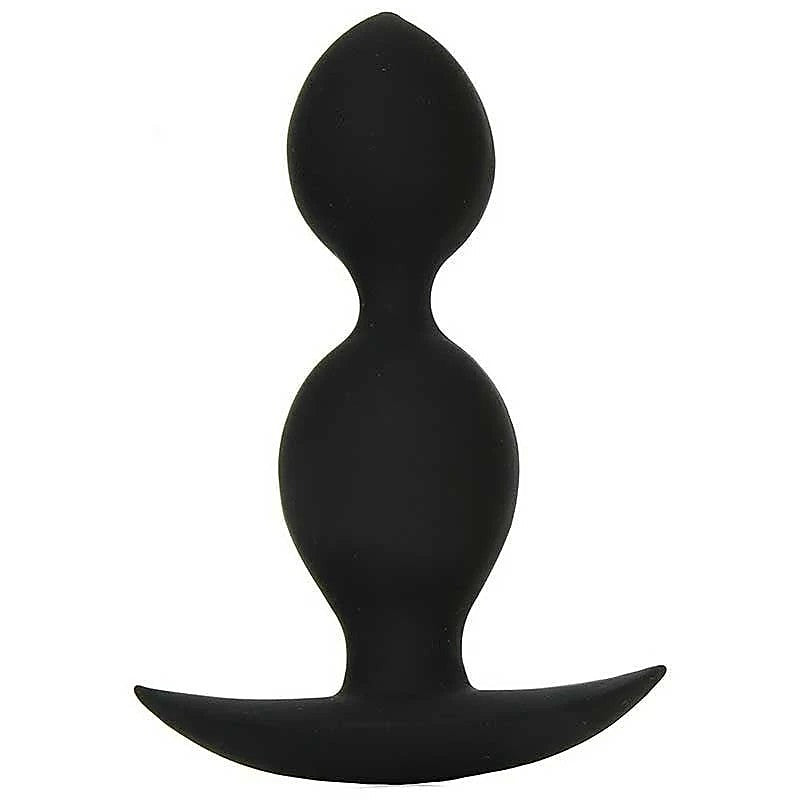 Orbs Steel Weighted Duotone Anal Plug by XR Brands - Butt Plugs