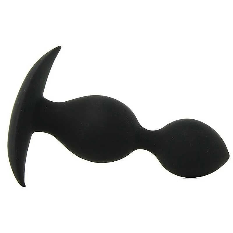 Orbs Steel Weighted Duotone Anal Plug by XR Brands - Butt Plugs