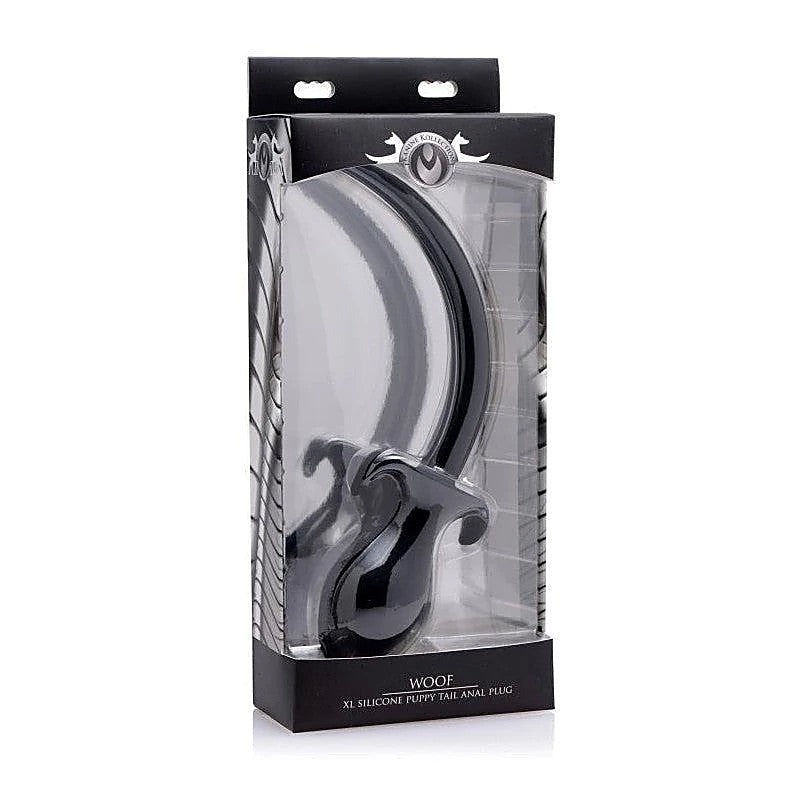 Woof XL Silicone Puppy Tail Butt Plug by XR Brands - Butt Plugs