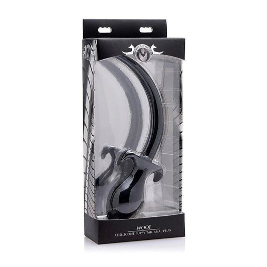 Woof XL Silicone Puppy Tail Butt Plug by XR Brands - Butt Plugs