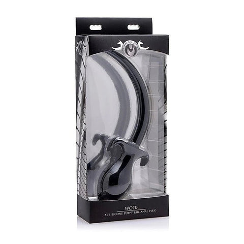 Woof XL Silicone Puppy Tail Butt Plug by XR Brands - Butt Plugs