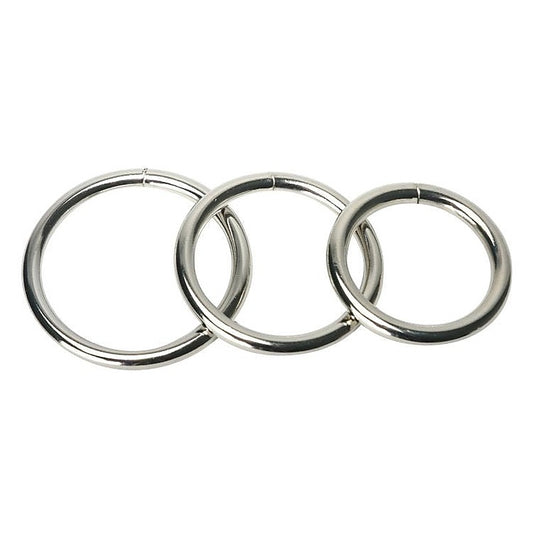 Trine Steel C-Ring by XR Brands - Cock Ring Sets