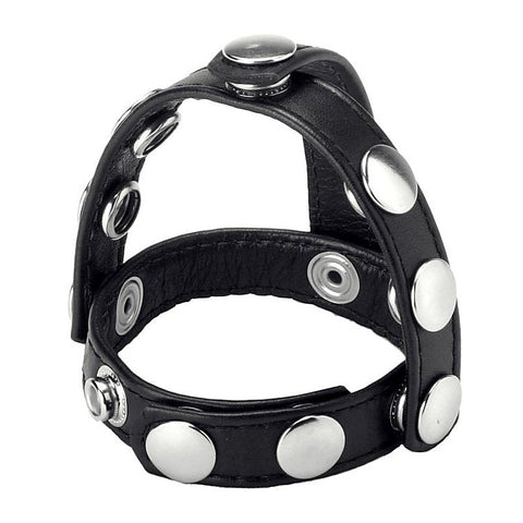 Strict Snap-On Cock And Ball Harness by XR Brands - Cock Rings