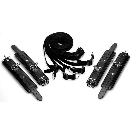 Deluxe Bed Restraint Bondage Kit by XR Brands - Bondage Kits
