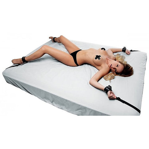 Deluxe Bed Restraint Bondage Kit by XR Brands - Bondage Kits