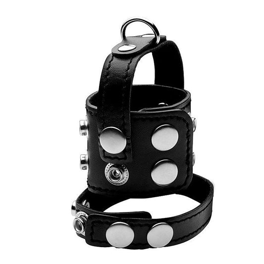 Strict Cock Strap And Ball Stretcher by XR Brands - Cock Rings
