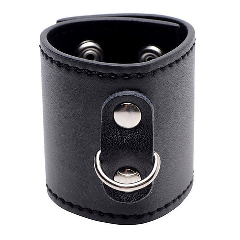 Strict Ball Stretcher with D-Ring by XR Brands - Cock Rings