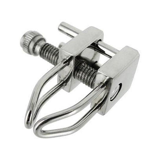 Nose Shackle Stainless Steel Silver by XR Brands - Spreaders and Hangers