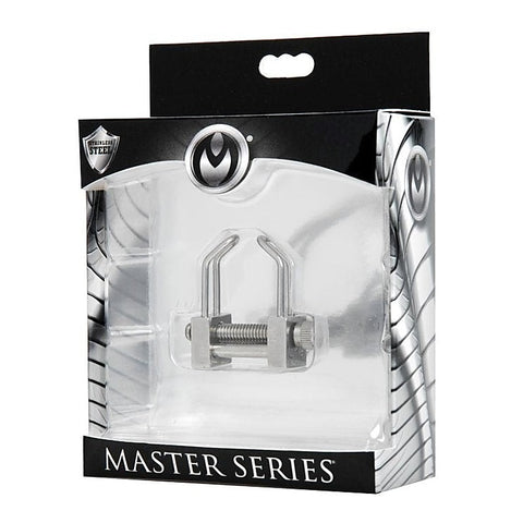 Nose Shackle Stainless Steel Silver by XR Brands - Spreaders and Hangers