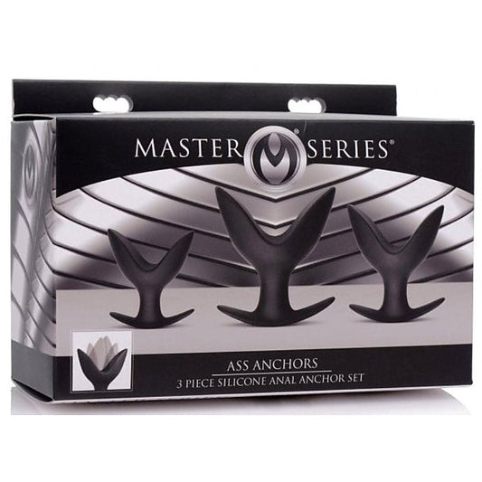Ass Anchors 3 Piece Silicone Anal Anchor Set by XR Brands - Sex Kits