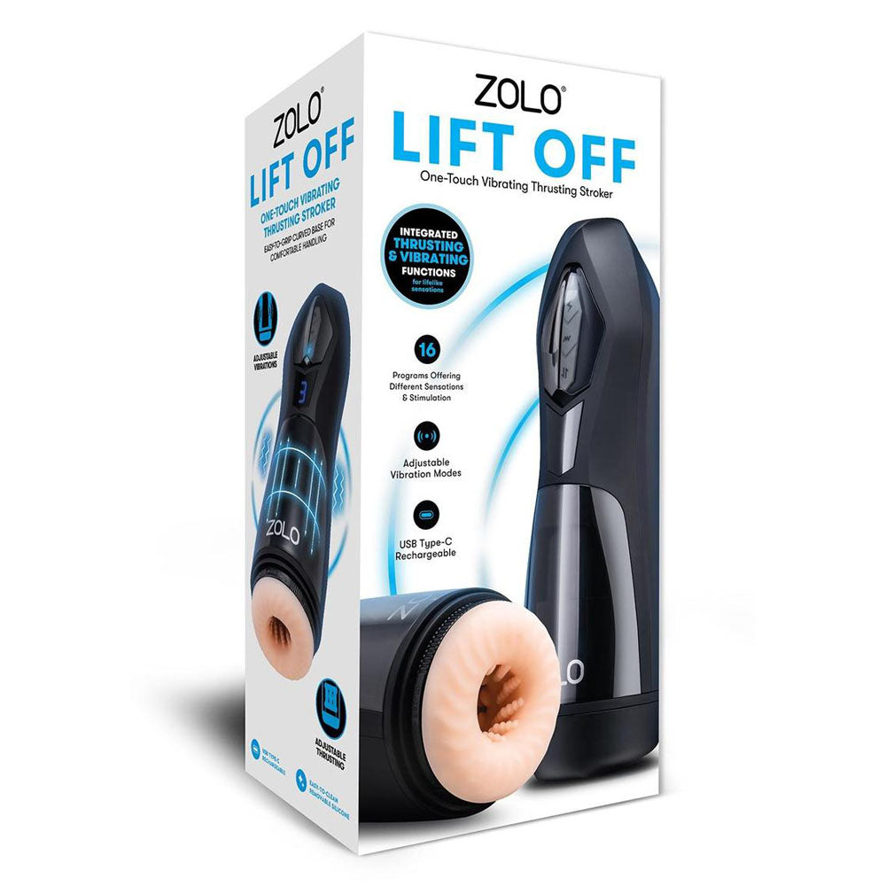 Xgen Zolo Lift Off Rechargeable Thrusting Auto Stroker - - Masturbators and Strokers