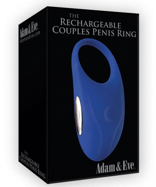 Adam & Eve Rechargeable Couples Penis Ring - - Vibrating Cock Rings