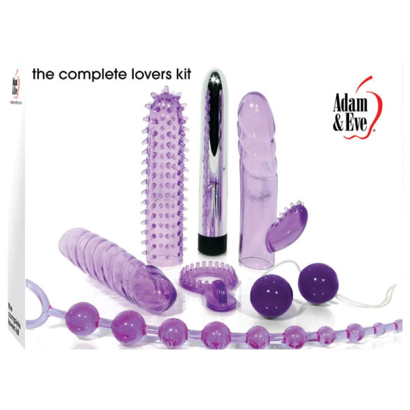 Adam & Eve The Complete Lovers Kit - Purple - - Sex Kits