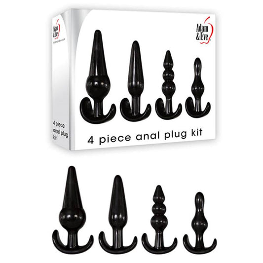 Adam & Eve 4-Piece Anal Plug Kit - - Butt Plugs