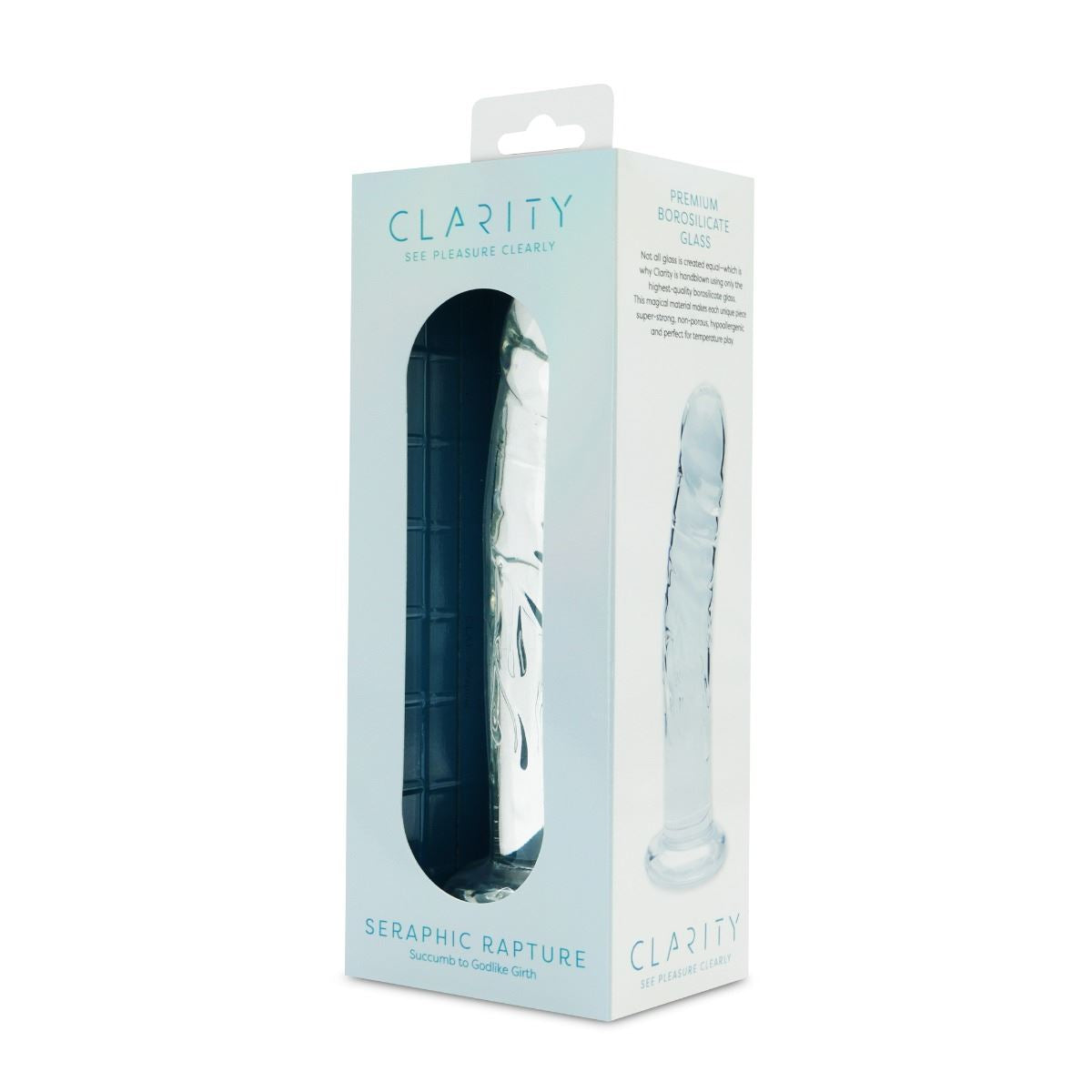 Creative Conceptions Clarity Seraphic Rapture Smooth Glass Dildo - - Glass Sex Toys