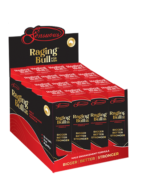 Sensuous Raging Bull Male Penis Enhancement Cream 100ml - Delay and Excite Sprays