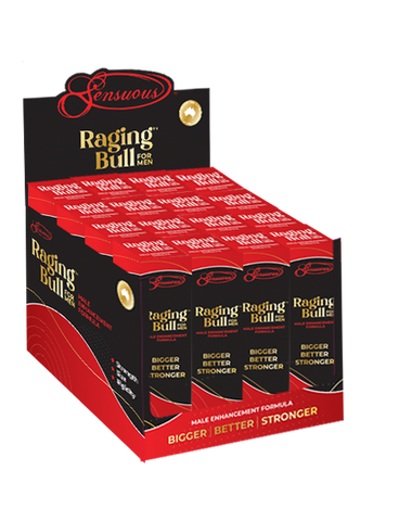 Sensuous Raging Bull Male Penis Enhancement Cream 100ml - Delay and Excite Sprays