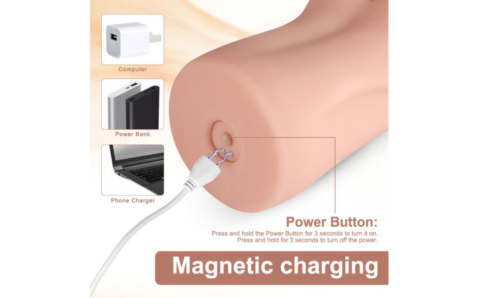 Xise Agatha Realistic Vibrating Vaginal Masturbator - - Masturbators and Strokers