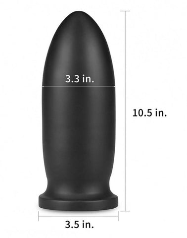 Lovetoy King Size Anal Bomber Mega Silicone Butt Plug - Butt Plugs