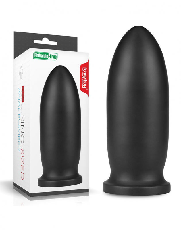 Lovetoy King Size Anal Bomber Mega Silicone Butt Plug - - Butt Plugs