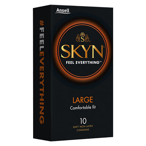 Ansell SKYN Large Non Latex Condoms 10 pack - - Condoms