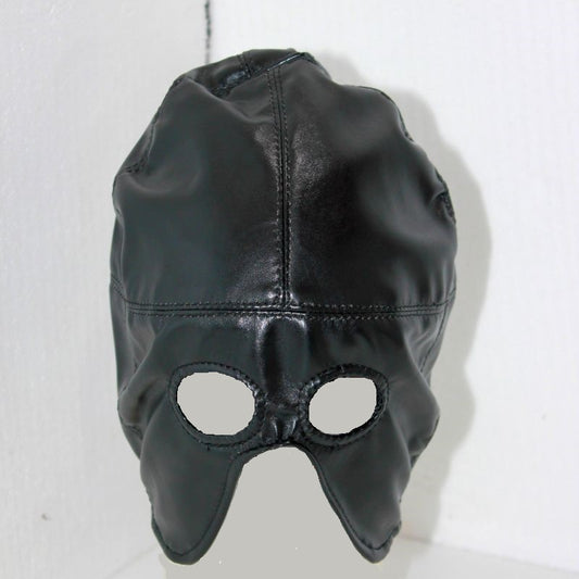 Axe Man Half Mask Leather - - Bondage Hoods